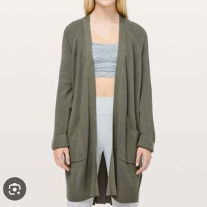 Lululemon Grey Sage Still At Ease Wrap